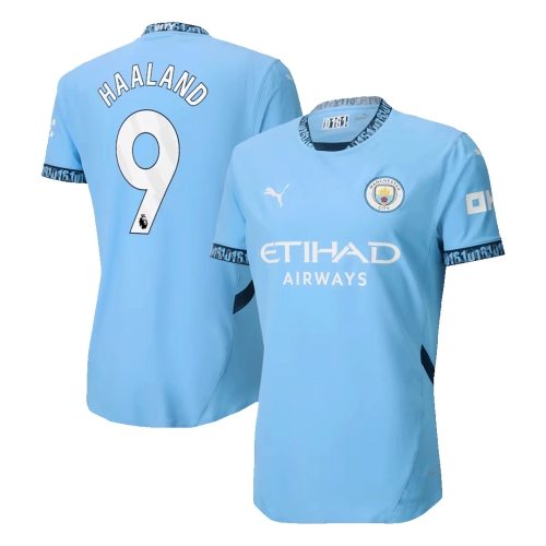 Manchester City HAALAND #9 Home Jersey Authentic 2024/25