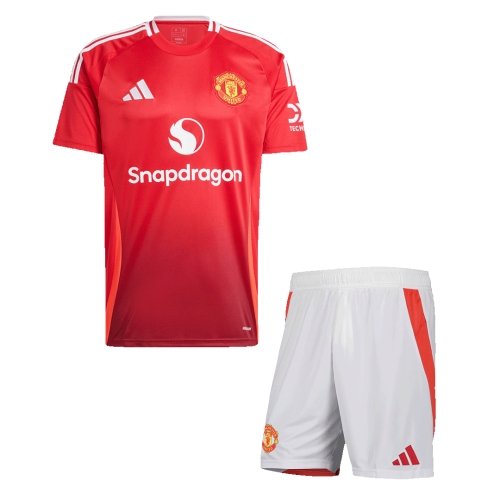 Manchester United Home Jersey Kit 2024/25 (Jersey+Shorts)