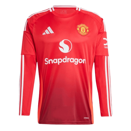 Manchester United Long Sleeve Home Jersey 2024/25