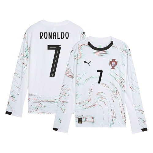 Portugal RONALDO #7 Away Soccer Jersey 2025