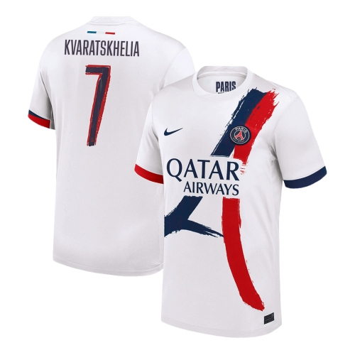 PSG KVARATSKHELIA #7 Away Jersey 2024/25 - UCL Edition