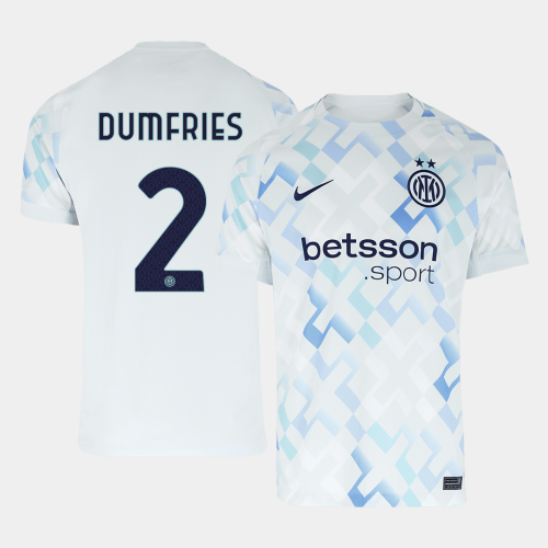 Inter Milan DUMFRIES #2 Away Soccer Jersey 2025/26