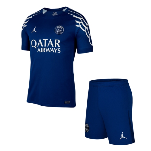 PSG Fourth Away Soccer Jersey Kit 2024/25 (Jersey+Shorts)