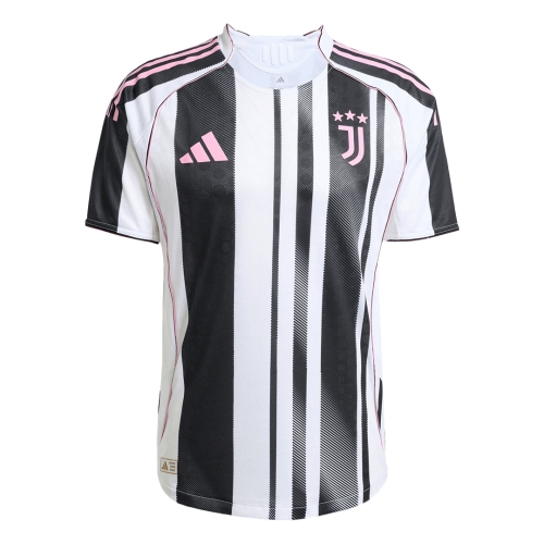 Authentic Juventus Home Soccer Jersey 2025/26 Black&White