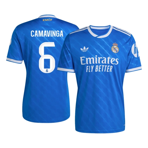 Real Madrid CAMAVINGA #6 Third Away Soccer Jersey 2025/26