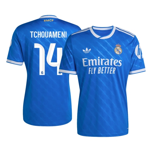 Real Madrid TCHOUAMENI #14 Third Away Soccer Jersey 2025/26