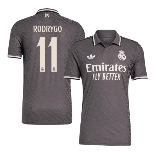Real Madrid RODRYGO #11 Third Away Soccer Jersey Authentic 2024/25