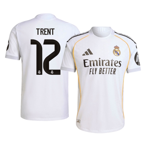 Real Madrid TRENT #12 Home Soccer Jersey Authentic 2025/26