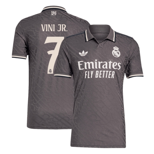 Real Madrid VINI JR. #7 Third Away Soccer Jersey Authentic 2024/25