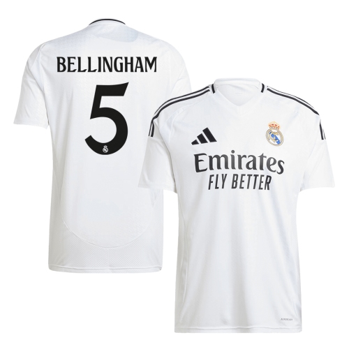 Real Madrid BELLINGHAM #5 Home Jersey 2024/25