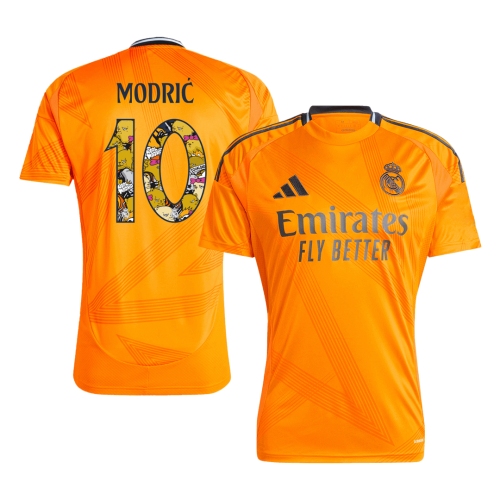Real Madrid MODRI? #10 Away Jersey 2024/25 - Bear Champ Font