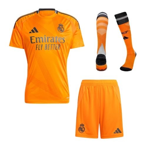 Real Madrid Away Jersey Kit 2024/25 (Jersey+Shorts+Socks)