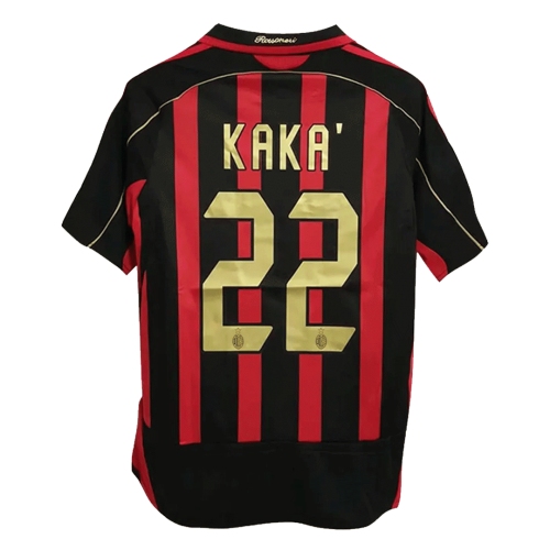 AC Milan KAKA #22 Home Jersey Retro 2006/07
