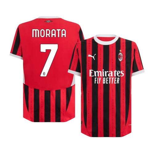 AC Milan MORATA #7 Home Jersey Authentic
