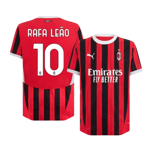 AC Milan RAFA LE?O #10 Home Jersey Authentic