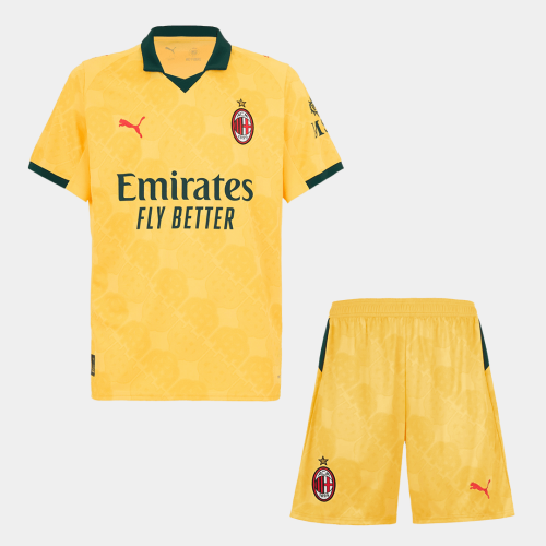 AC Milan Third Away Soccer Jersey Kit 2025/26 (Jersey+Shorts)