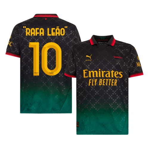AC Milan "RAFA LE?O" #10 Fourth Away Soccer Jersey
