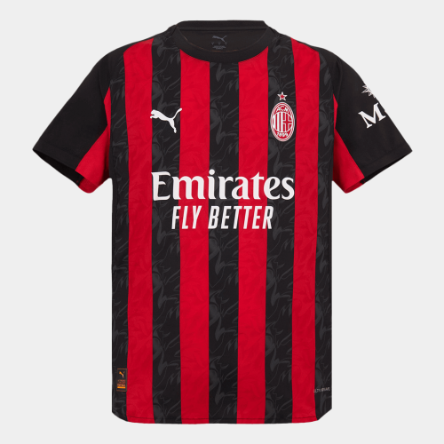 Authentic AC Milan Home Jersey 2025/26 Red&Black