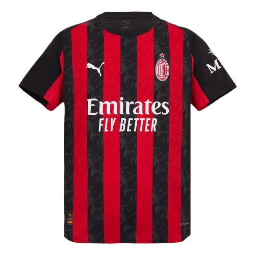 Authentic AC Milan Home Jersey 2025/26 Red&Black