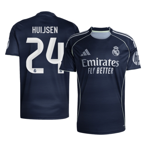 Real Madrid HUIJSEN #24 Away Soccer Jersey 2025/26