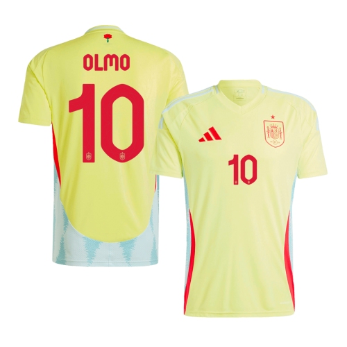 Spain OLMO #10 Away Jersey EURO 2024
