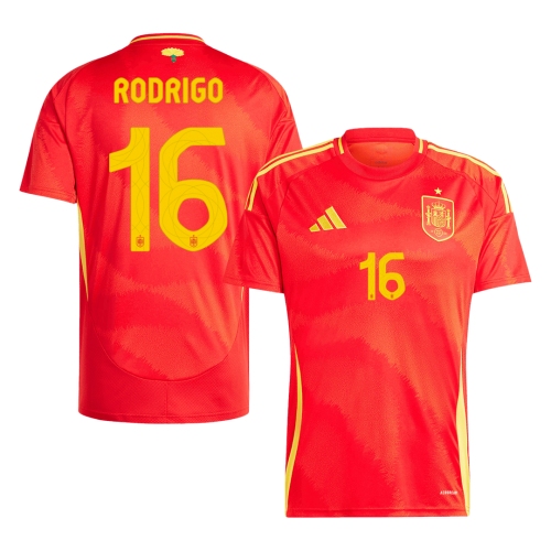 Spain RODRIGO #16 Home Jersey EURO 2024
