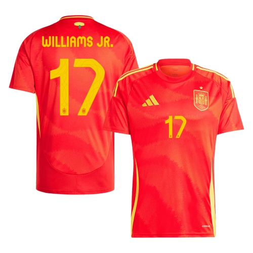 Spain WILLIAMS JR. #17 Home Jersey EURO 2024