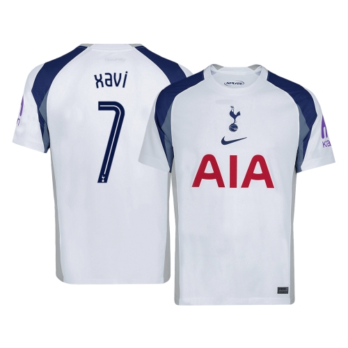 Tottenham Hotspur XAVI #7 Home Soccer Jersey 2025/26 - UCL Edition
