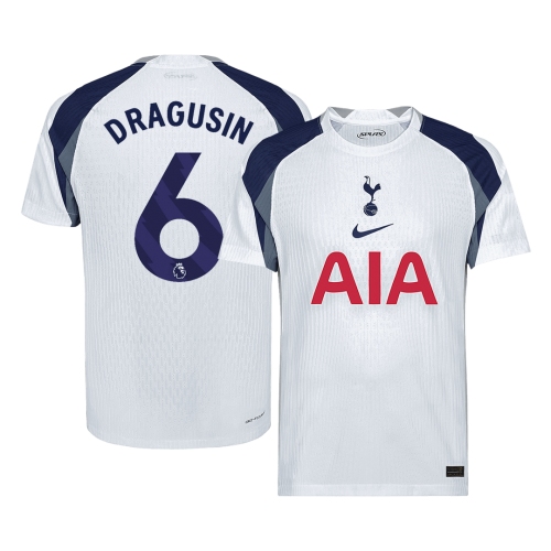 Tottenham Hotspur DRAGUSIN #6 Home Soccer Jersey Authentic 2025/26