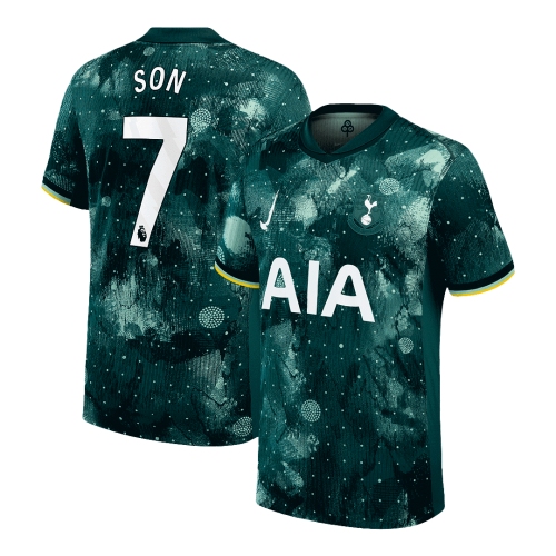 Tottenham Hotspur SON #7 Third Away Soccer Jersey Authentic 2024/25