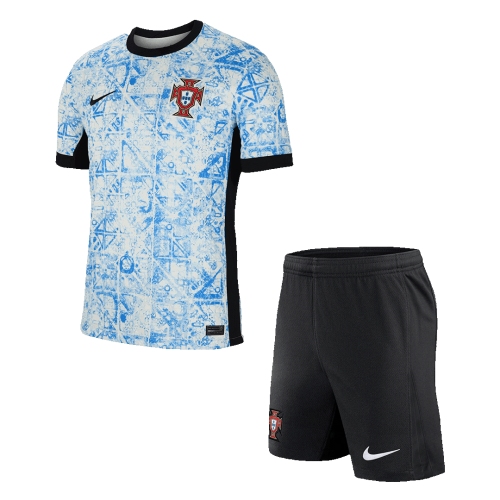Portugal Away Jersey Kit EURO 2024 (Jersey+Shorts)