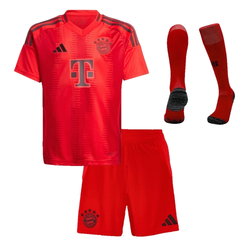 Bayern Munich Home Jersey Kit 2024/25 Kids(Jersey+Shorts+Socks)