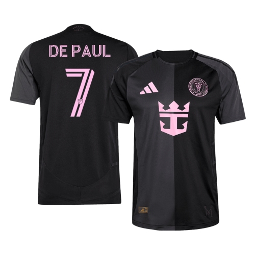 Inter Miami CF DE PAUL #7 Away Soccer Jersey Authentic 2025