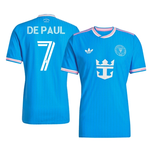 Inter Miami CF DE PAUL #7 Third Away Soccer Jersey Authentic 2025