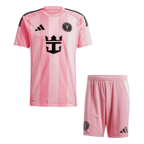 Inter Miami CF Home Soccer Jersey Kit 2025 (Jersey+Shorts)