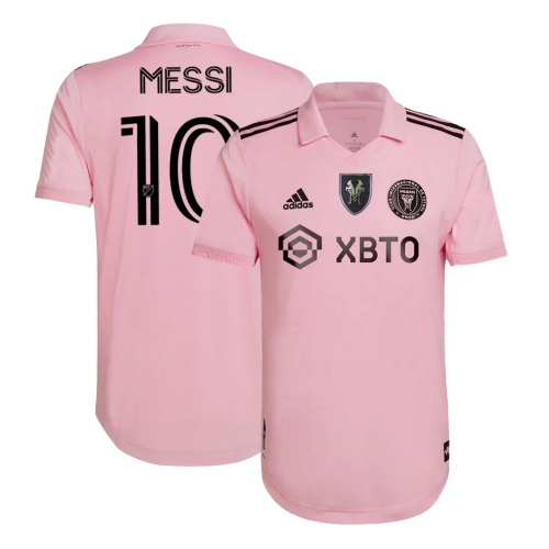 Inter Miami CF MESSI #10 Home "Messi GOAT"  Jersey Authentic 2023