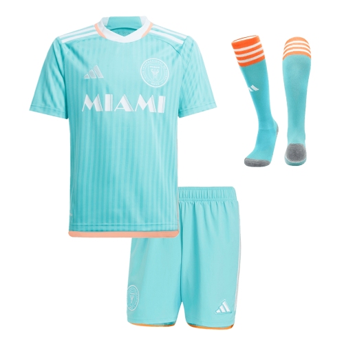 Inter Miami CF Third Away Soccer Jersey Kit Kids(Jersey+Shorts+Socks)