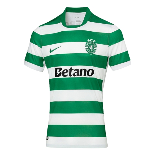 Sporting CP Home Soccer Jersey 25/26 Green&White