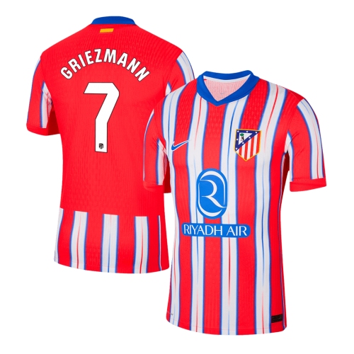 Atletico Madrid GRIEZMANN #7 Home Soccer Jersey Authentic