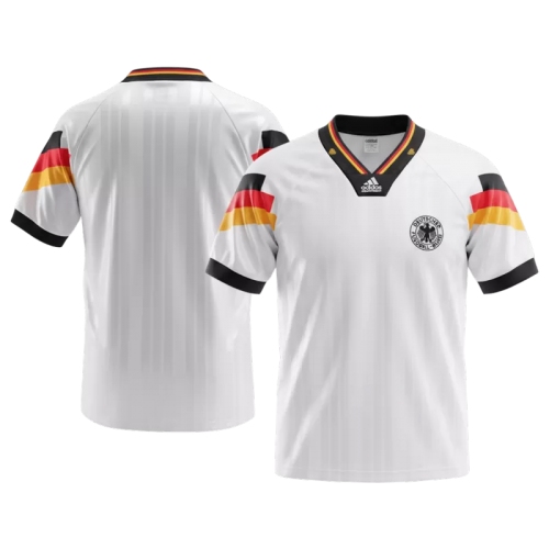 Germany 1992 Retro Jersey Home Soccer Shirt