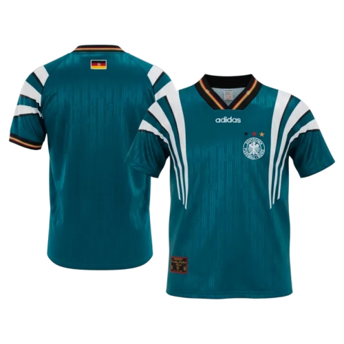 Germany 1996/97 Retro Jersey Away Soccer Shirt