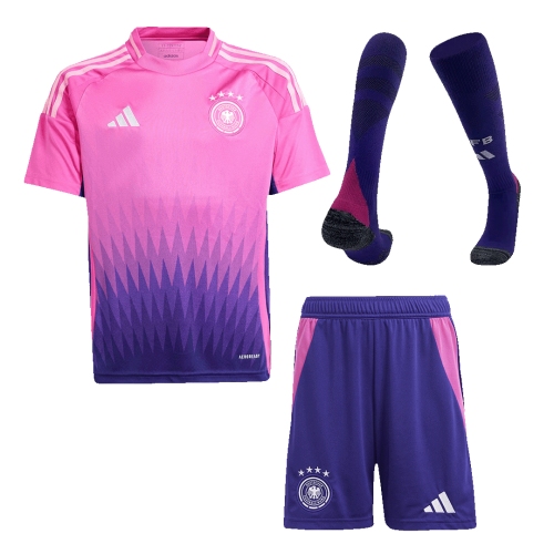 Germany Away Jersey Kit EURO Kids(Jersey+Shorts+Socks)