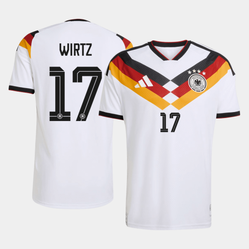 Germany WIRTZ #17 Home Soccer Jersey Authentic 2026