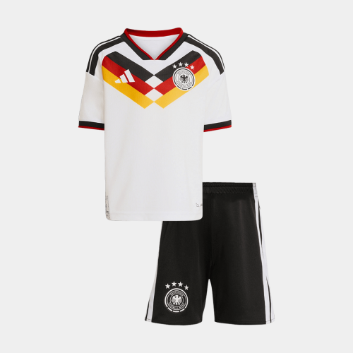 Kids Germany Home Soccer Jersey Kit(Jersey+Shorts) World Cup 2026 White