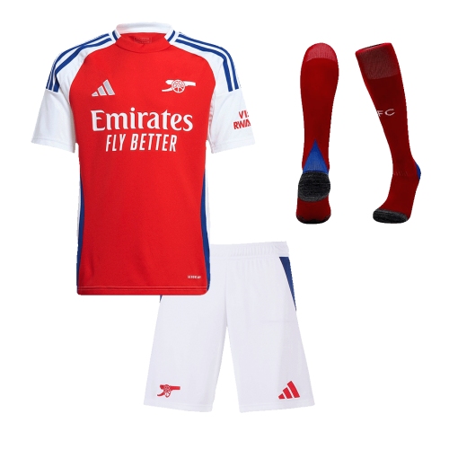 Arsenal Home Jersey Kit 2024/25 Kids(Jersey+Shorts+Socks)