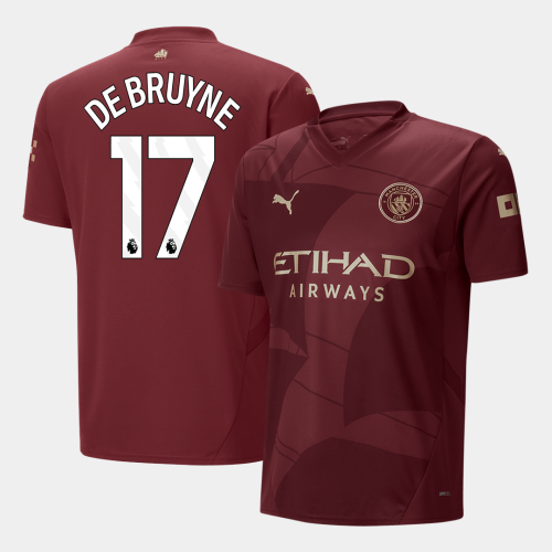 Manchester City DE BRUYNE #17 Third Away Soccer Jersey