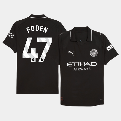 Manchester City FODEN #47 Away Jersey Authentic 2025/26