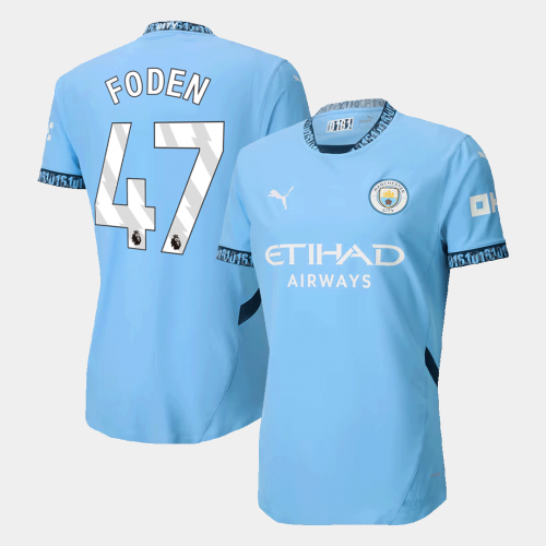Manchester City FODEN #47 Home Jersey Authentic