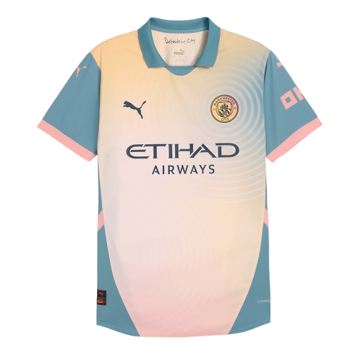Manchester City Fourth Away Soccer Jersey Authentic- Definitely City (UCL Edition)