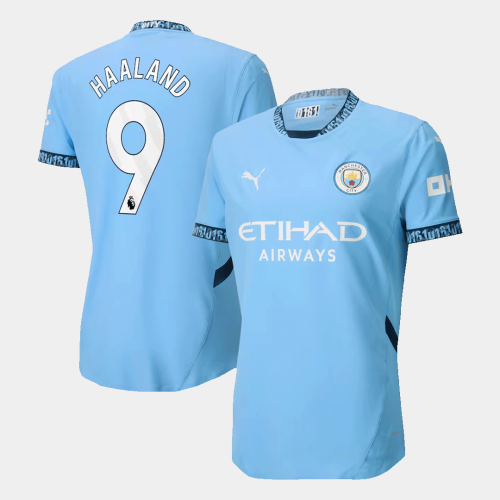 Manchester City HAALAND #9 Home Jersey Authentic